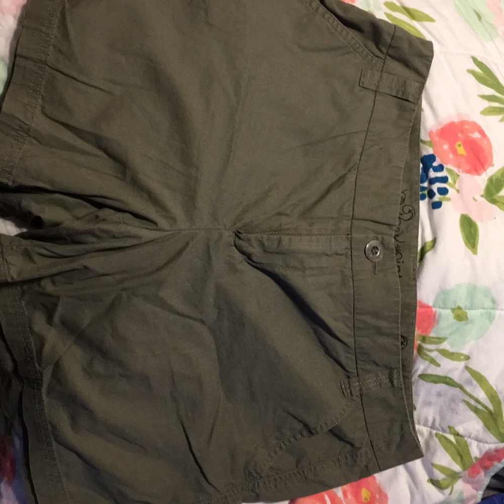 Green shorts